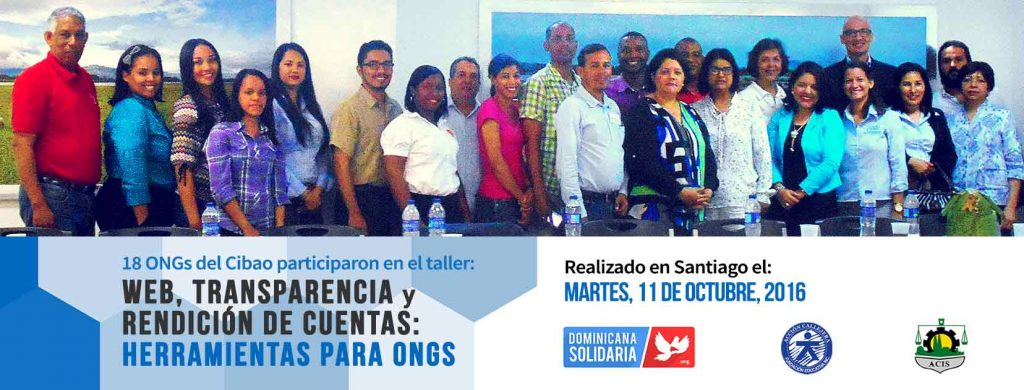 Taller sobre uso de la plataforma web para la Transparencia y Rendición de cuentas
