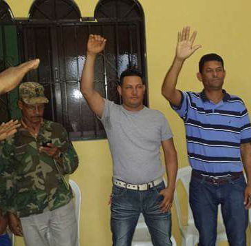 ASODUPUÑAL presente en la juramentación de la junta de vecinos de los Sánchez (JUVESA)